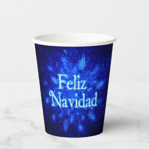 Snowburst - Feliz Navidad Paper Cups