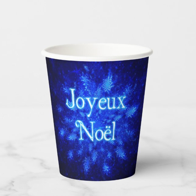 Snowburst - Joyeux Noёl Paper Cups (Front)