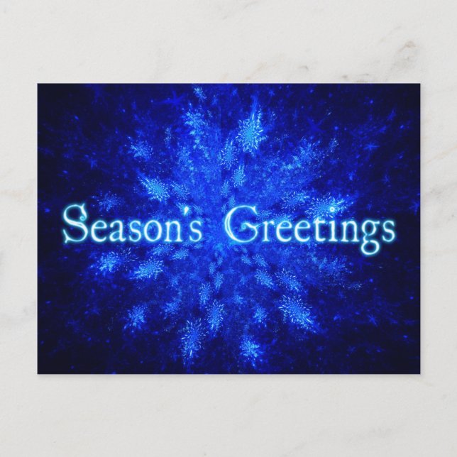 Snowburst Postcard (Front)