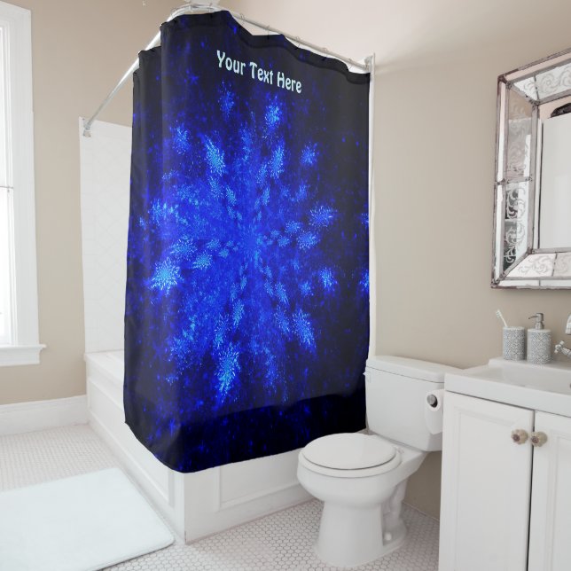 Snowburst Shower Curtain (In Situ)