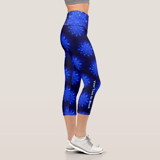 Snowburst Special tile 2 Capri Leggings (Right)