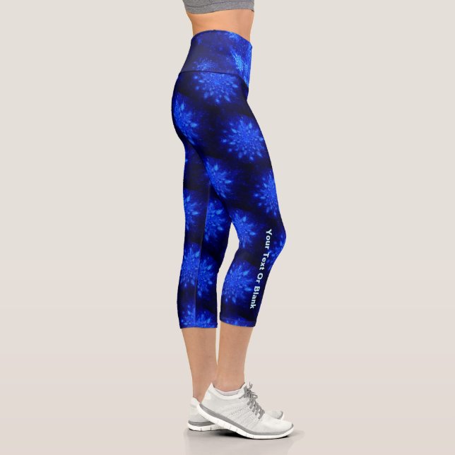 Snowburst Special tile 2 Capri Leggings (Right)