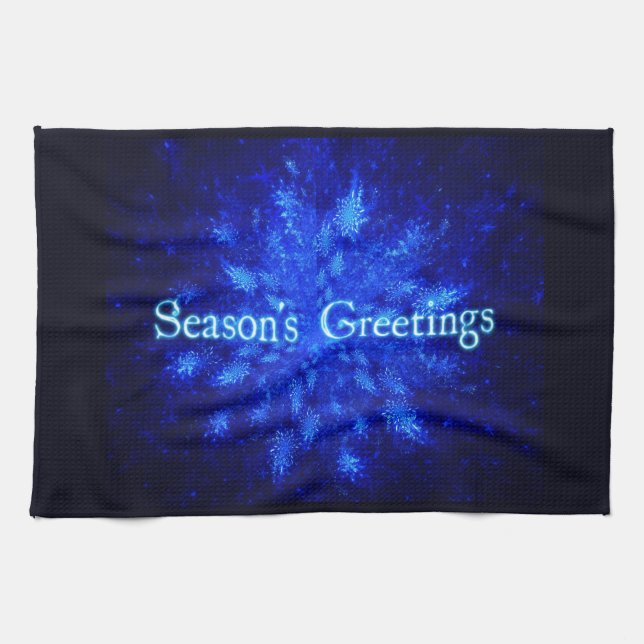 Snowburst Tea Towel (Horizontal)