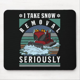 Snowcat Snow Groomer Snowboarding Mountain Profess Mouse Pad