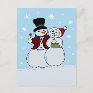 Snowcouple Postcard