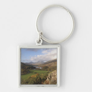 Snowdon from Capel Curig, Gwynedd, Wales (RF) Key Ring