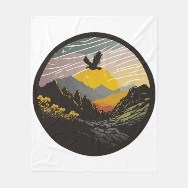 Snowdonia Fleece Blanket (Front)