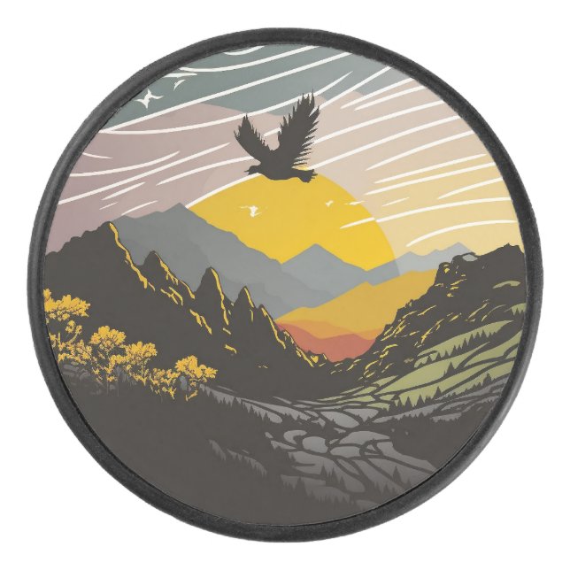 Snowdonia Hockey Puck (Front)