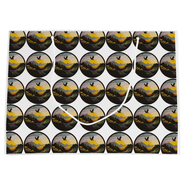 Snowdonia Large Gift Bag (Front)