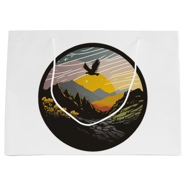 Snowdonia Large Gift Bag (Front)