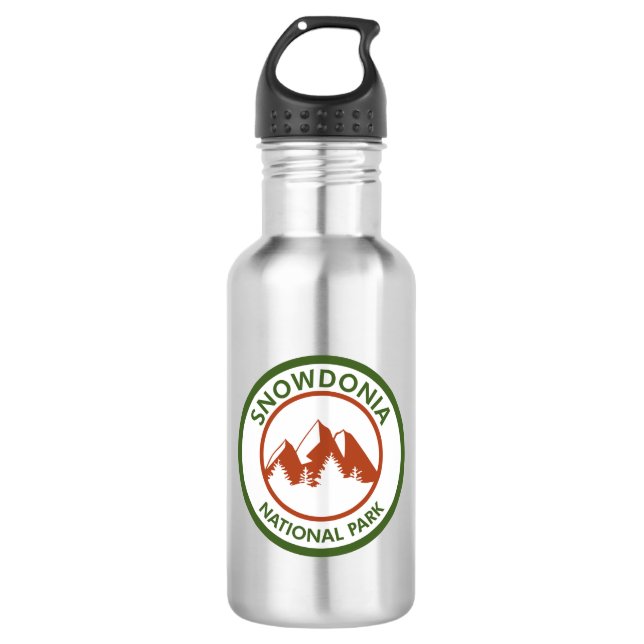 Snowdonia National Park 532 Ml Water Bottle (Front)