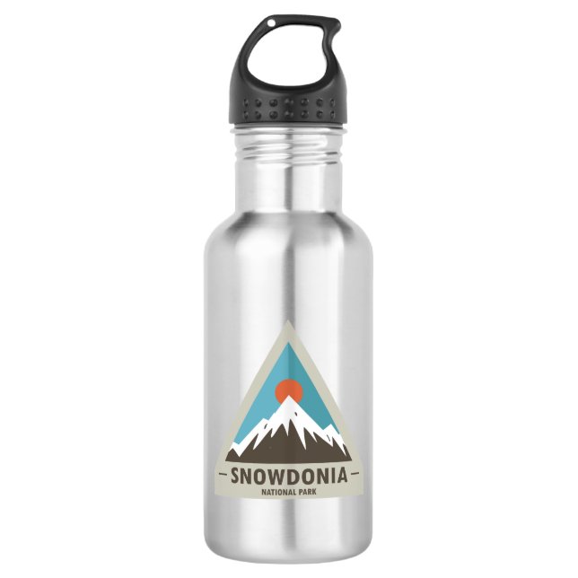 Snowdonia National Park 532 Ml Water Bottle (Front)