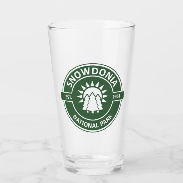 Snowdonia National Park Glass (Front)