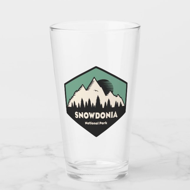 Snowdonia National Park Glass (Front)