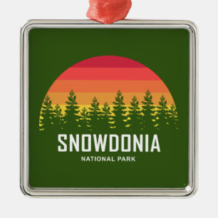 Snowdonia National Park Metal Tree Decoration