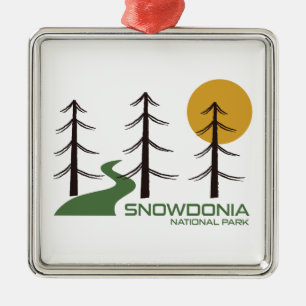 Snowdonia National Park Trail Metal Tree Decoration