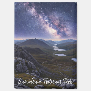 Snowdonia National Park Wales Travel Night Magnet