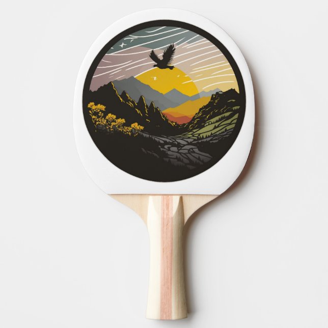 Snowdonia Ping Pong Paddle (Front)