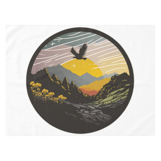 Snowdonia Tablecloth (Front (Horizontal))