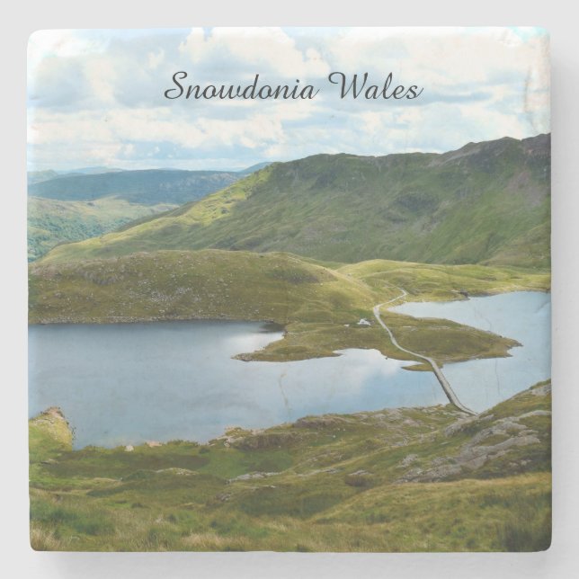 Snowdonia Wales. Stone Coaster (Front)