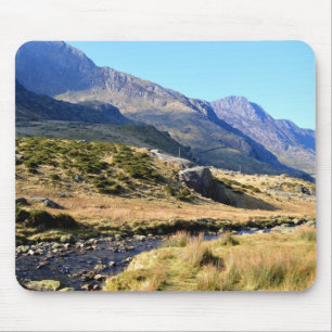 Snowdonian mountains mouse pad