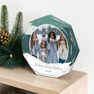 Snowdrift Family Christmas Memory Photo Block