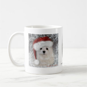 Snowdrop the Maltese Christmas Mug
