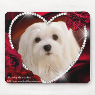 Snowdrop the Maltese Mouse Pad