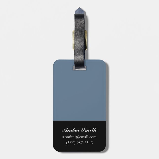 Snowdrops 2014 luggage tag (Back Vertical)