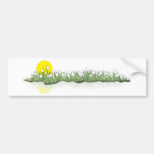 snowdrops bumper sticker