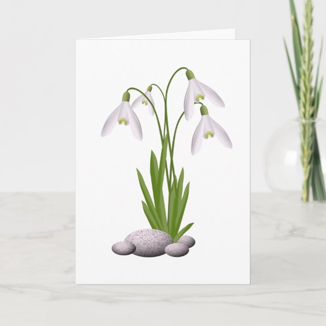 Snowdrops Greeting card (Front)