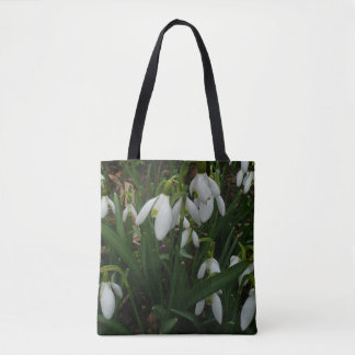 Snowdrops I (Galanthus) White Spring Flowers Tote Bag