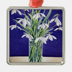 Snowdrops Metal Tree Decoration