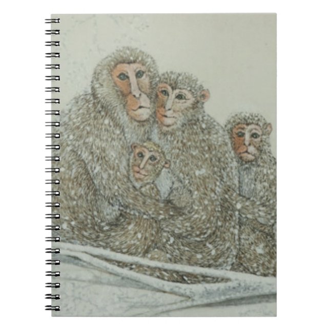Snowed under spiral notebook (Front)