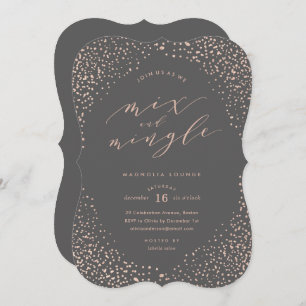 Snowfall Holiday Party Invitation