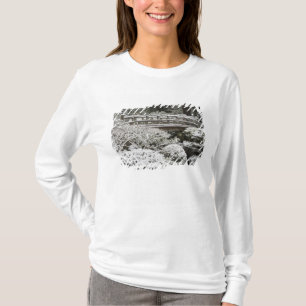 Snowfall in Portland Japanese Garden, T-Shirt