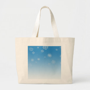 Snowfall Large Tote Bag