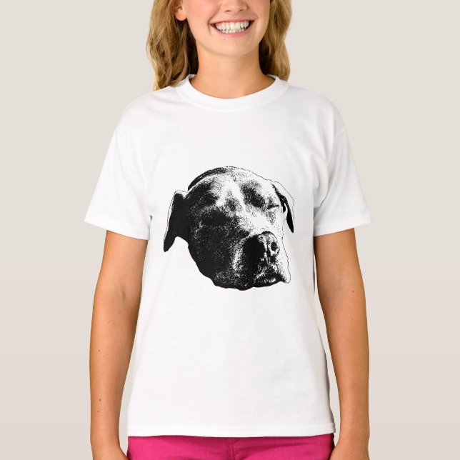 Snowfall Quiet, Loyal Gaze T-Shirt (Front)
