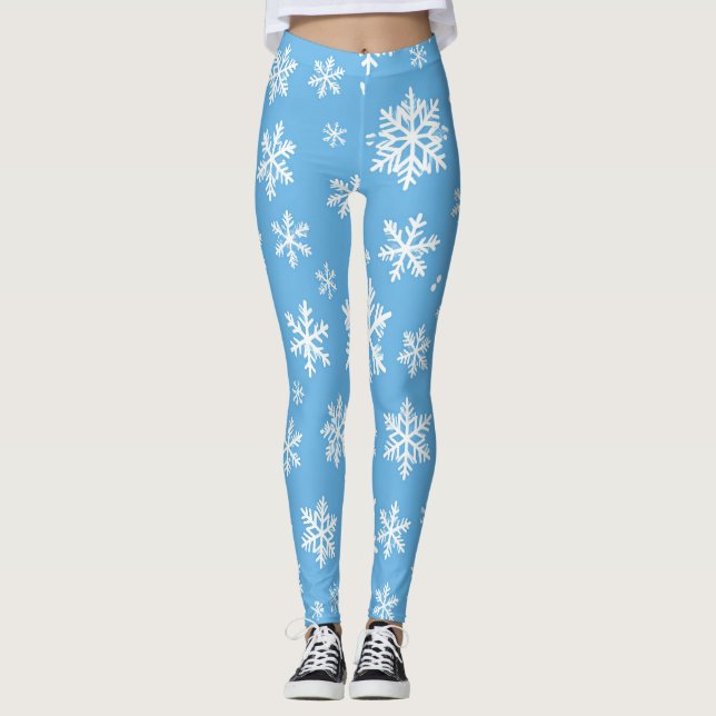 Snowfall Serenade Leggings (Front)