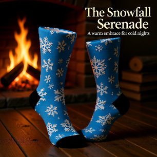 Snowfall Serenade Socks