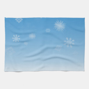 Snowfall Tea Towel
