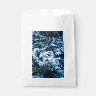 Snowfall Winter Christmas Tree Favour Bags