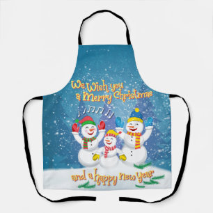 SnowFamily - Christmas & New Year Apron