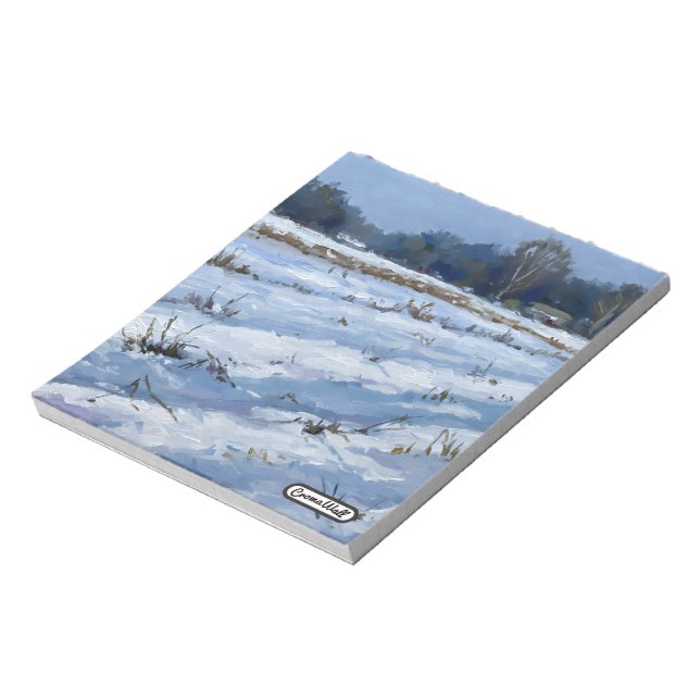 Snowfield Notepad (Rotated)
