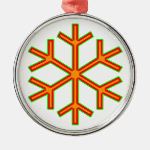 snowflake #1 metal tree decoration