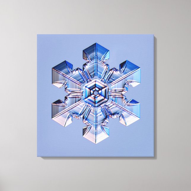 Snowflake 3 canvas print (Front)