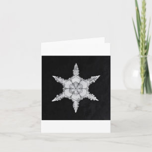 Snowflake 6 holiday card