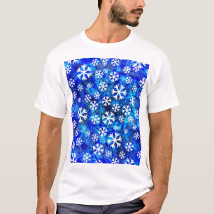Snowflake Abstract: Vintage Seamless Pattern. T-Shirt