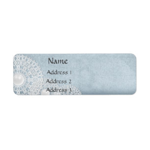 Snowflake address label