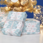 Snowflake and Snowman Cute Christmas Wrapping Paper<br><div class="desc">Cute Snowmen & Snowflake Christmas wrapping paper will bring the perfect finishing touch to your holiday gift giving. This adorable wrapping paper roll is filled with winter holiday charm. Style features cute snowmen tiled with snowflakes. See the full collection below for coordinating designs.</div>